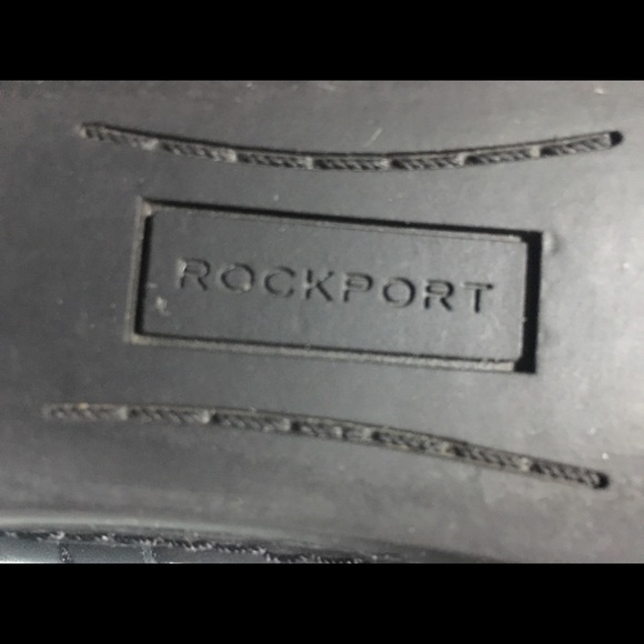 ROCKPORT Black Ankle Booties Zip Backs Size 9M - Picture 8 of 10